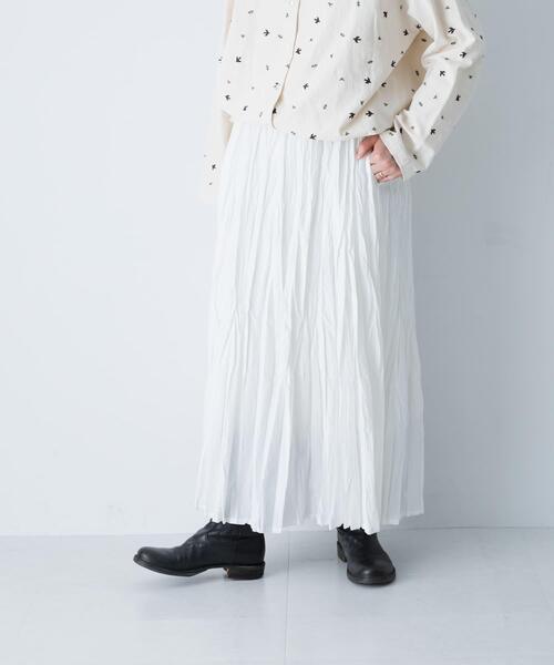 かぐれ スカート コットンクリンクルスカート : ZOZOTOWN Yahoo!店