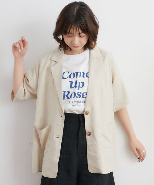 「RETRO GIRL」 テーラードジャケット FREE ブラウン レディース_画像8