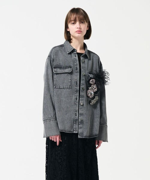 GRACE CONTINENTAL（グレースコンチネンタル） ジャケット 36 グレー