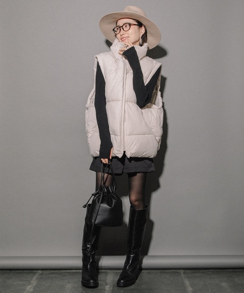 「MHBG TOKYO」 ベスト MEDIUM オリーブ レディース_画像2