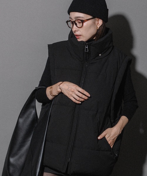 「MHBG TOKYO」 ベスト MEDIUM オリーブ レディース_画像9