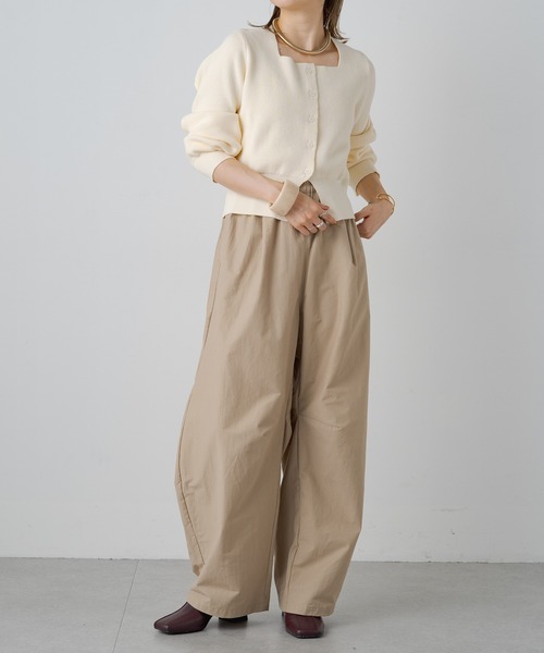 「Omekashi」 ニットカーディガン FREE チャコールグレー レディース_画像9