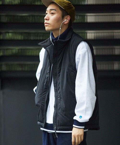 FREAK'S STORE（フリークスストア） ベスト LARGE ブラック メンズ