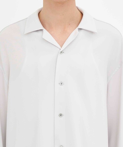 「CITY」 長袖シャツ 1 ブラック メンズ_画像9