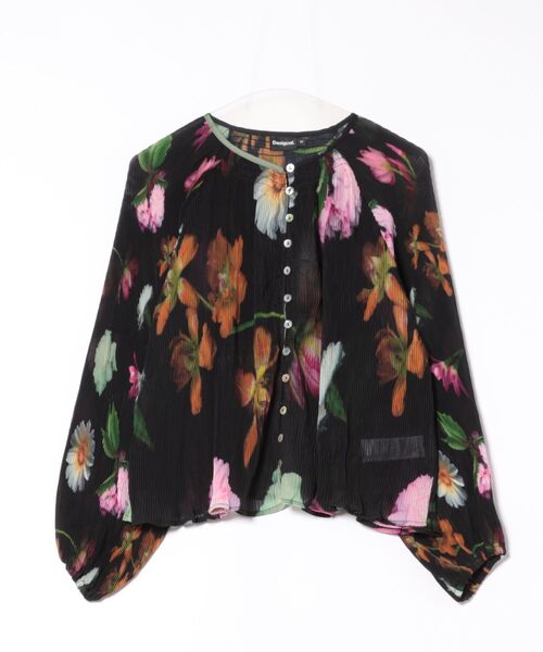 「Desigual」 長袖ブラウス M ブラック レディース_画像5