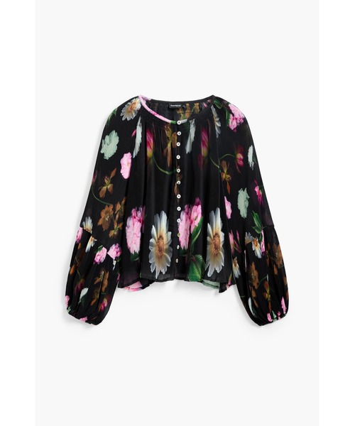 「Desigual」 長袖ブラウス M ブラック レディース_画像6