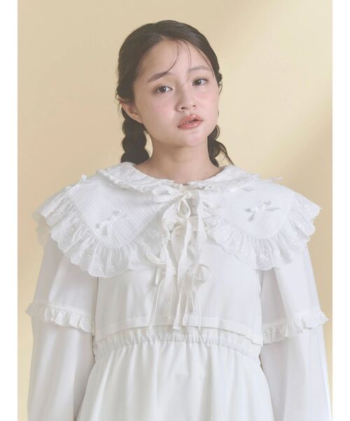 merry jenny（メリージェニー） つけ襟 付け襟 remakish big collar