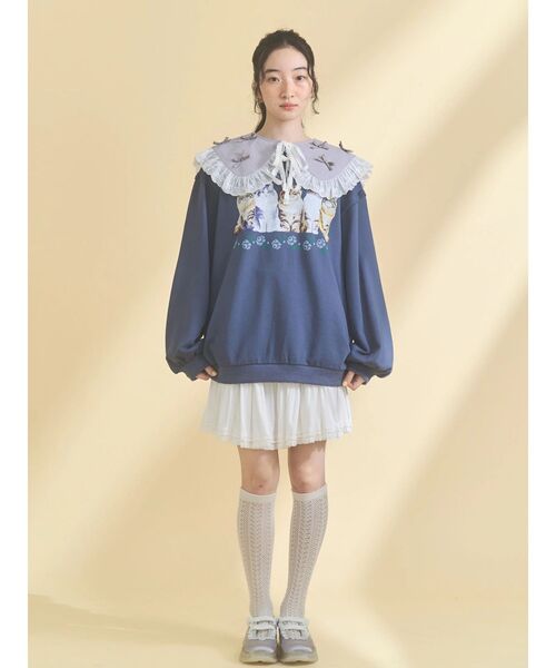 merry jenny（メリージェニー） つけ襟 付け襟 remakish big collar