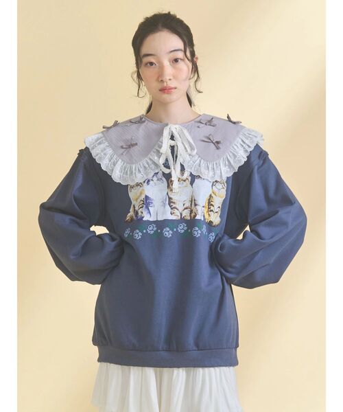 フランシュリッペ my collar fair つけ襟 merry jenny（メリージェニー） つけ襟 付け襟 remakish big collar