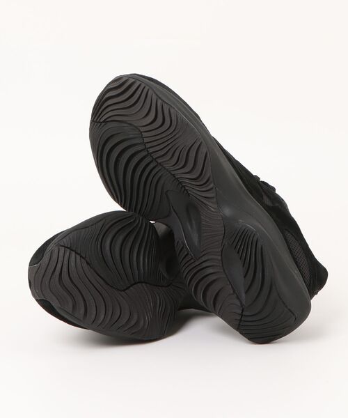 「New Balance」 ローカットスニーカー 24.5cm ブラック メンズ_画像3