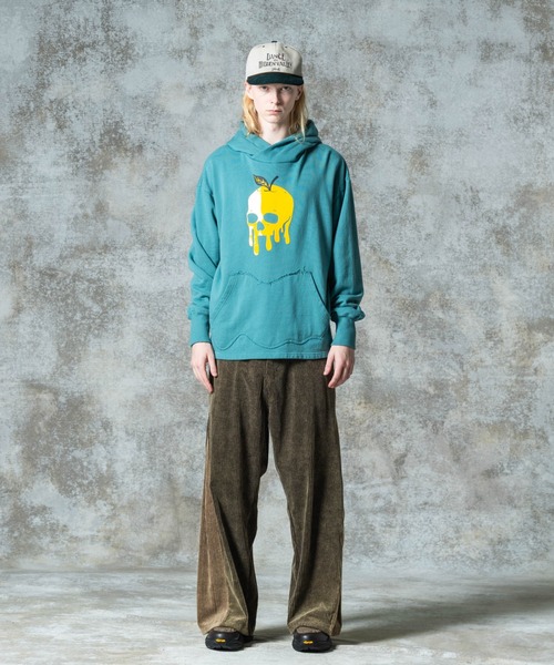 「glamb」 プルオーバーパーカー L ブルー メンズの画像