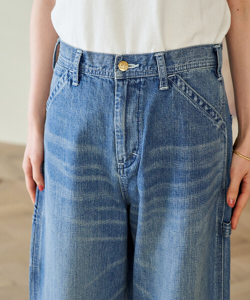 ワイドパンツ ジーンズ デニム デニムパンツ レディースの画像