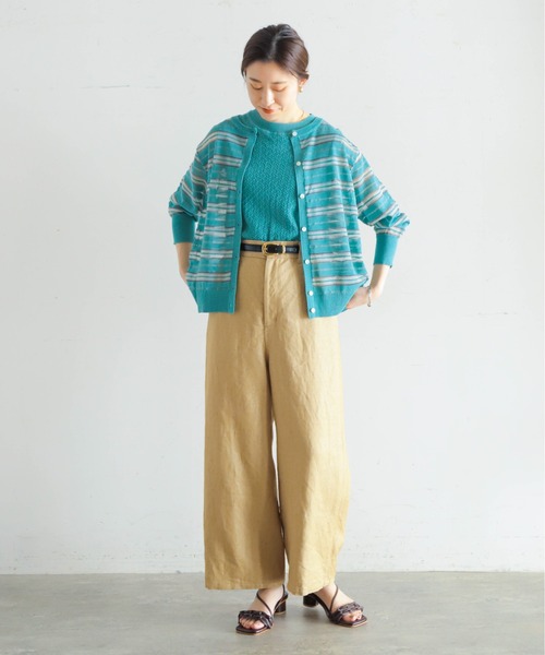 「NOMBRE IMPAIR」 ノースリーブニット FREE カーキ レディース_画像3