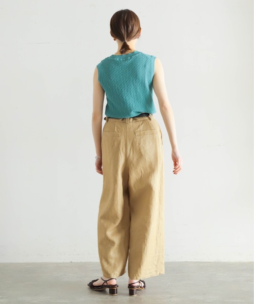 「NOMBRE IMPAIR」 ノースリーブニット FREE カーキ レディース_画像5