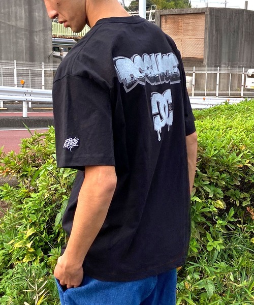 「DC」 半袖Tシャツ M ブラック メンズ_画像6