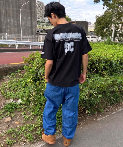 「DC」 半袖Tシャツ M ブラック メンズ_画像7