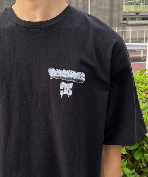 「DC」 半袖Tシャツ M ブラック メンズ_画像8