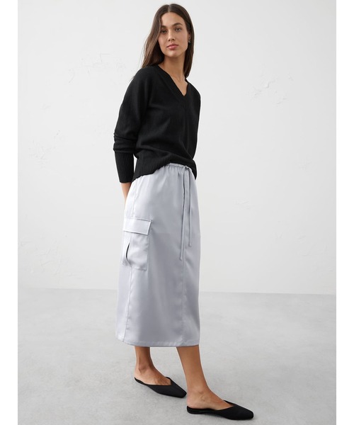 「BANANA REPUBLIC FACTORY STORE」 スカート M ベージュ レディース_画像3