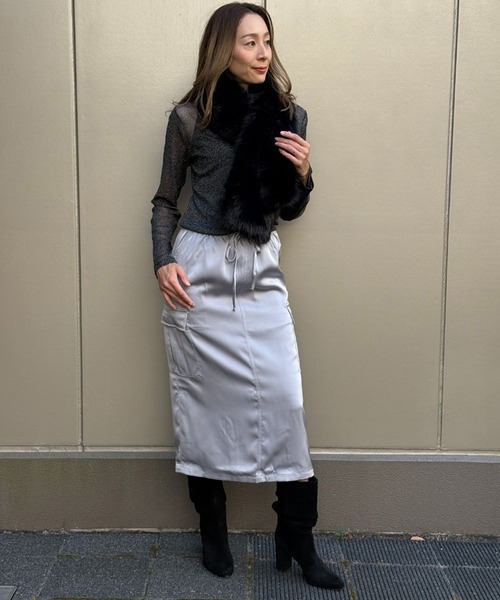 「BANANA REPUBLIC FACTORY STORE」 スカート M ベージュ レディース_画像8