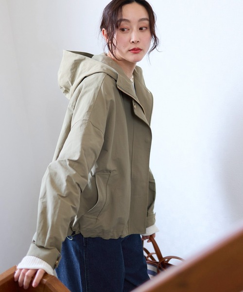 Elura（エルーラ） ブルゾン アウター フーデットショートブルゾン