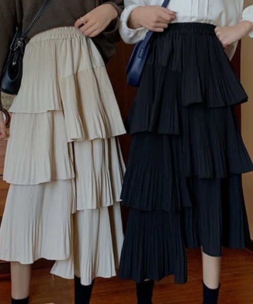 「SEN TOKYO」 フリルスカート FREE ブラック レディース_画像4