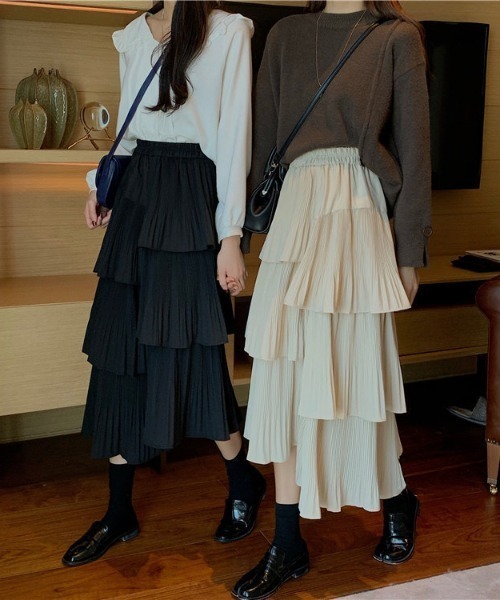 「SEN TOKYO」 フリルスカート FREE ブラック レディース_画像8