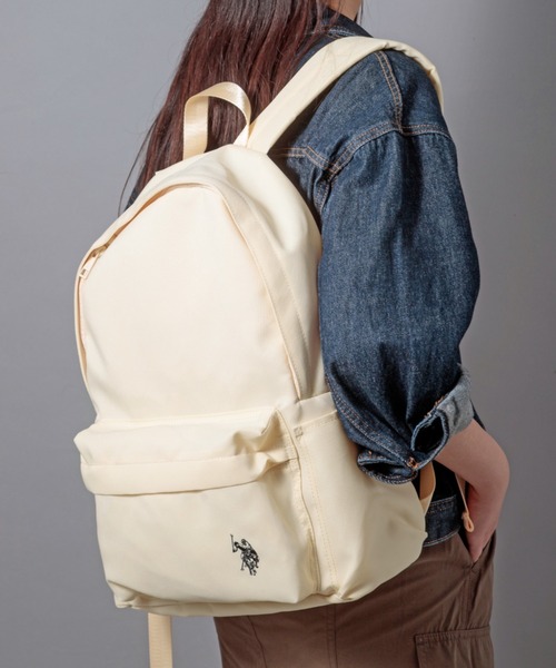 U.S. POLO ASSN. リュックホワイトカラー 新品・未使用品　タグあり U.S. POLO ASSN.（ユーエスポロアッスン） デイバック リュック