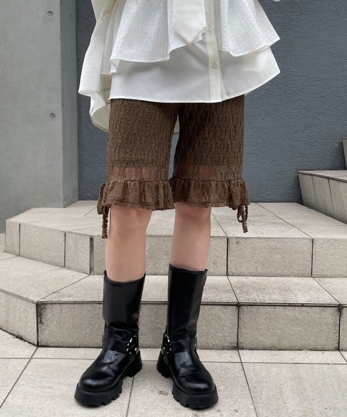CIAOPANIC（チャオパニック） ハーフパンツ パンツ 短パン 裾フリル