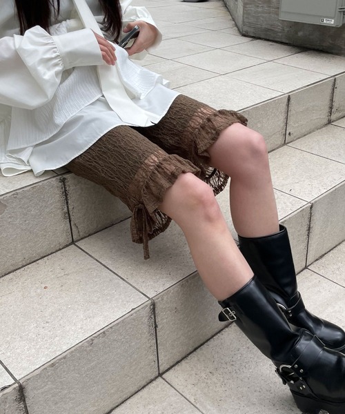 CIAOPANIC（チャオパニック） ハーフパンツ パンツ 裾フリルレース