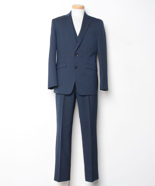 【美品】スーツセレクト　A6 ネイビー 3ピースビジネススーツ SUIT SELECT 3ピーススーツ A6 ネイビー メンズ : ZOZOTOWN Yahoo!店