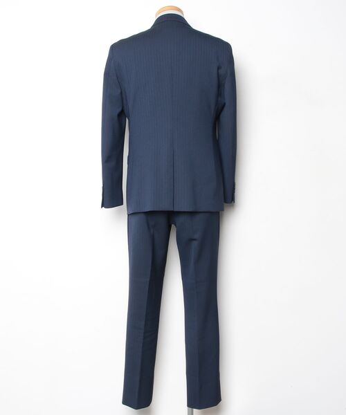 「SUIT SELECT」 3ピーススーツ A6 ネイビー メンズの画像