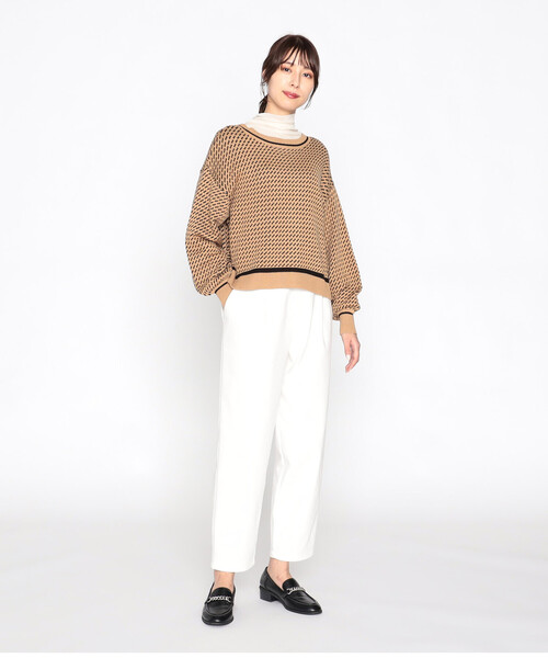 「COMME CA ISM」 ニットカーディガン MEDIUM ブラック レディース_画像8