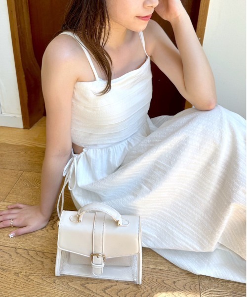 「OLIVE des OLIVE」 キャミソールワンピース FREE ラベンダー レディース_画像8