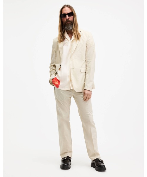 「ALLSAINTS」 半袖シャツ S ホワイト系その他 メンズ_画像4