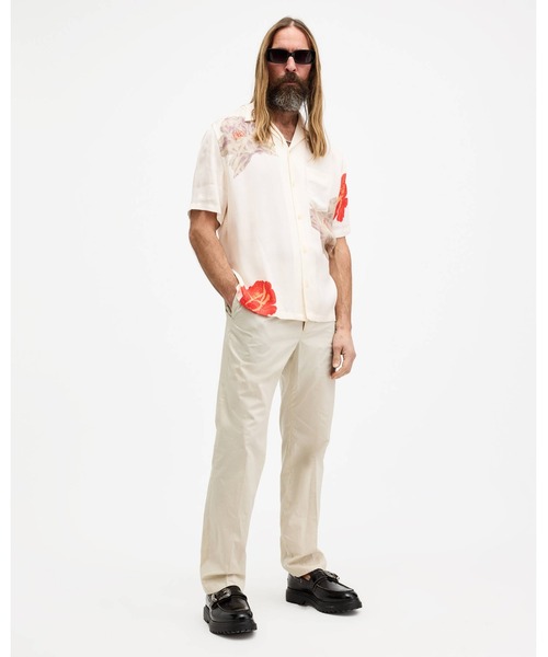 「ALLSAINTS」 半袖シャツ S ホワイト系その他 メンズ_画像6