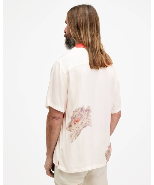 「ALLSAINTS」 半袖シャツ S ホワイト系その他 メンズ_画像7