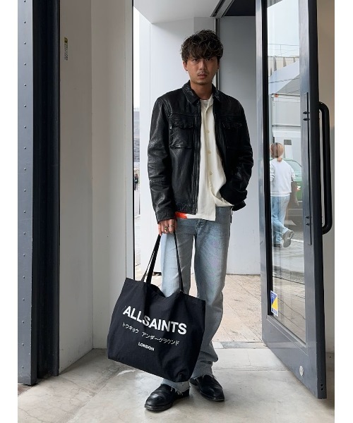 「ALLSAINTS」 半袖シャツ S ホワイト系その他 メンズ_画像8