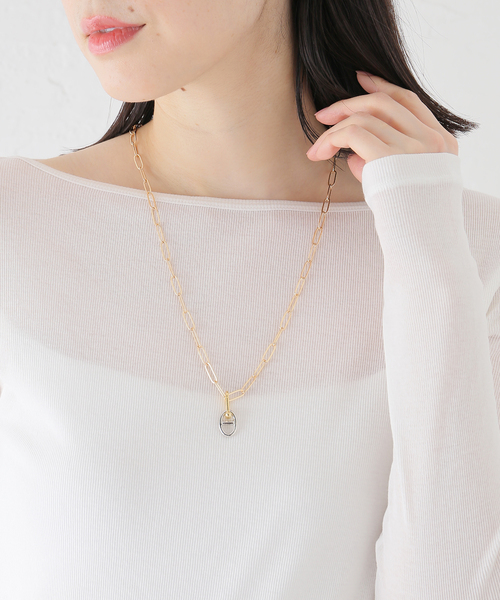 ネックレス EO/イオ TOP PC CHAIN LONG NECKLACE ネックレス BO25SS-05 レディースの画像