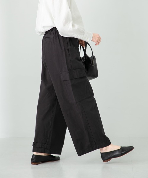 「かぐれ」 カーゴパンツ FREE グリーン レディースの画像