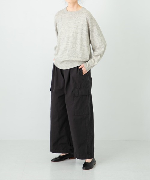 「かぐれ」 カーゴパンツ FREE グリーン レディースの画像