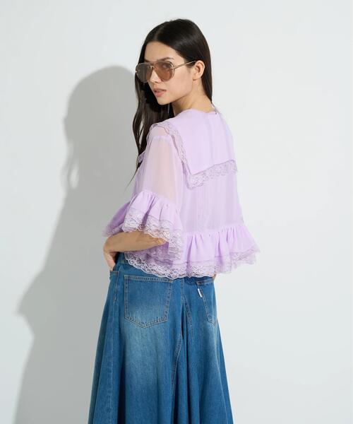 ブラウス シャツ 半袖 ANNA SUI NYC/アナ スイ エヌワイシー