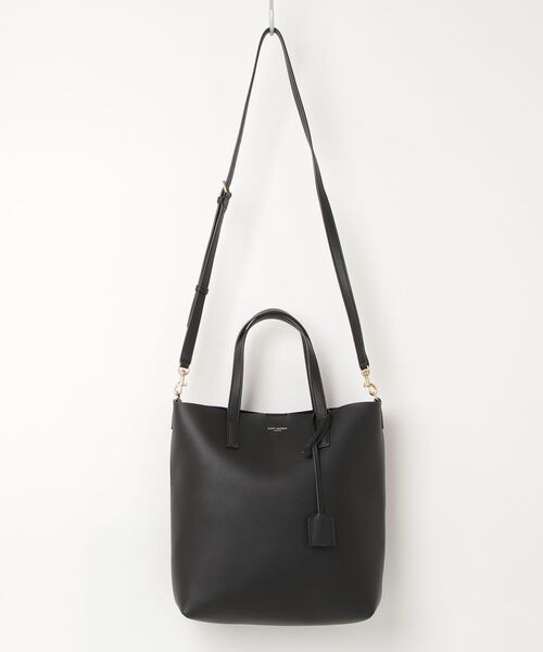 さささ　Yves Saint Laurent ２Way トートバッグ SAINT LAURENT PARIS」 トイ ショッピング 2WAYバッグ - ブラック