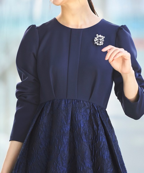 「RUIRUE BOUTIQUE」 ドッキングワンピース S ブラック レディースの画像
