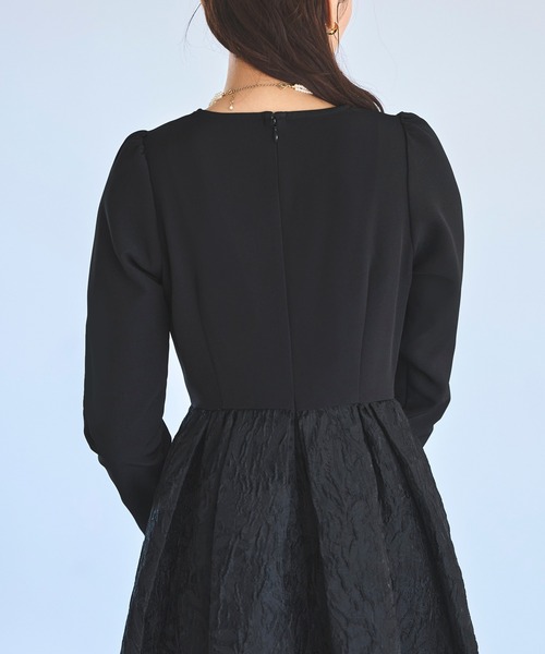 「RUIRUE BOUTIQUE」 ドッキングワンピース S ブラック レディースの画像