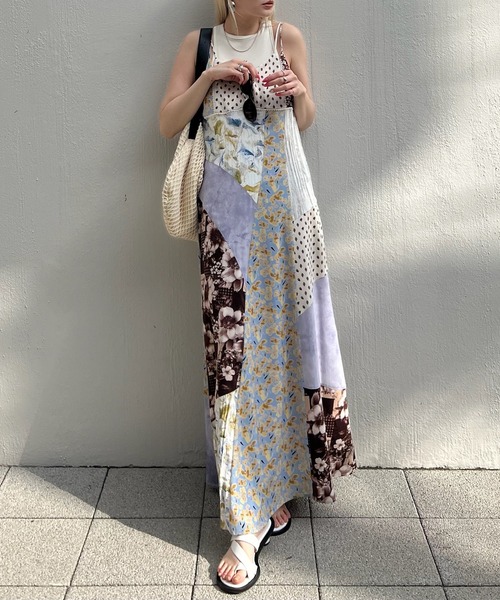 ドレス MEDI VARIOUS PATTERN CAMI DRESSの画像