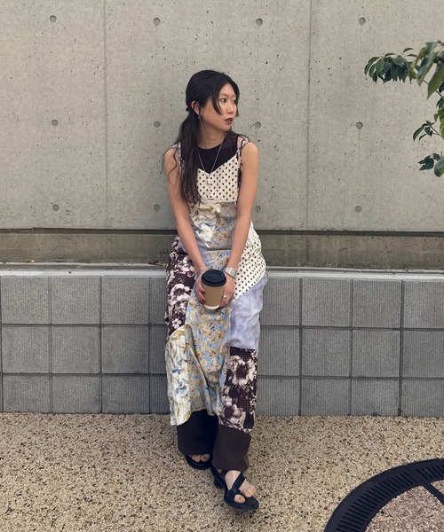 ドレス MEDI VARIOUS PATTERN CAMI DRESSの画像