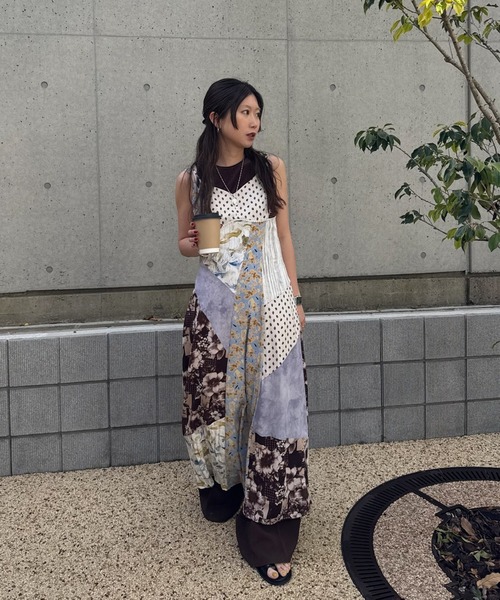 ドレス MEDI VARIOUS PATTERN CAMI DRESSの画像