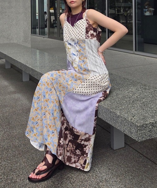 ドレス MEDI VARIOUS PATTERN CAMI DRESSの画像