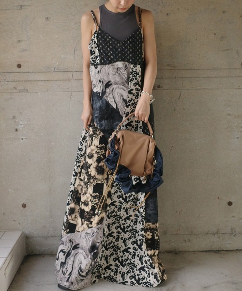 ドレス MEDI VARIOUS PATTERN CAMI DRESSの画像