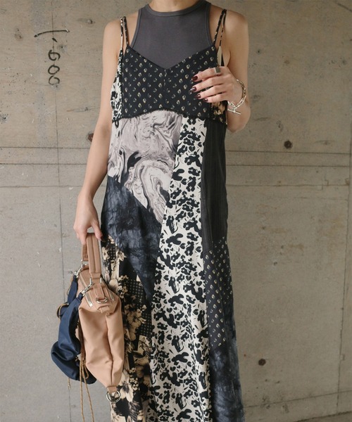 ドレス MEDI VARIOUS PATTERN CAMI DRESSの画像